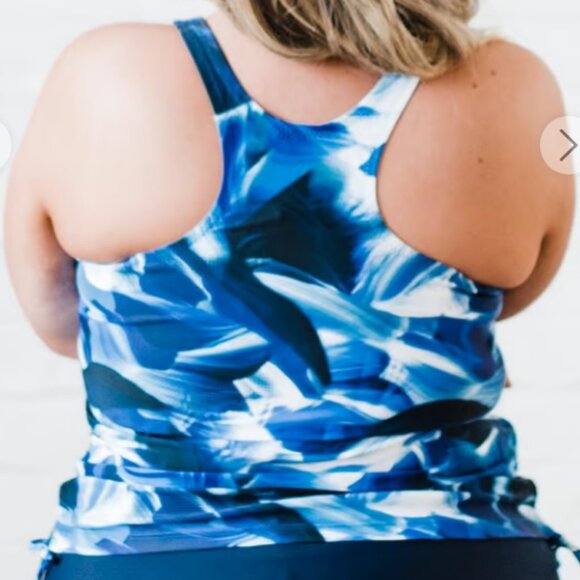 3X Maya Tankini Swim Top Calypsa by ModLi - Picture 2 of 14